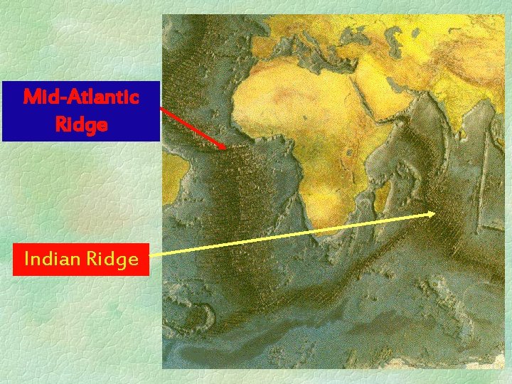 Mid-Atlantic Ridge Indian Ridge 