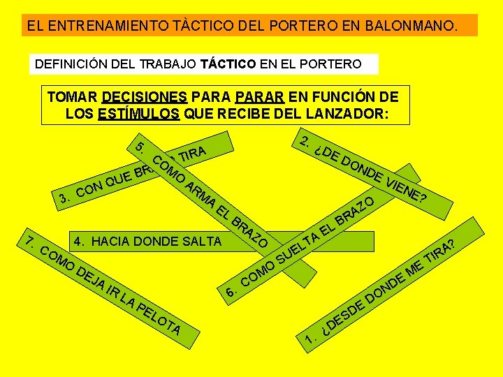 EL ENTRENAMIENTO TÀCTICO DEL PORTERO EN BALONMANO. DEFINICIÓN DEL TRABAJO TÁCTICO EN EL PORTERO