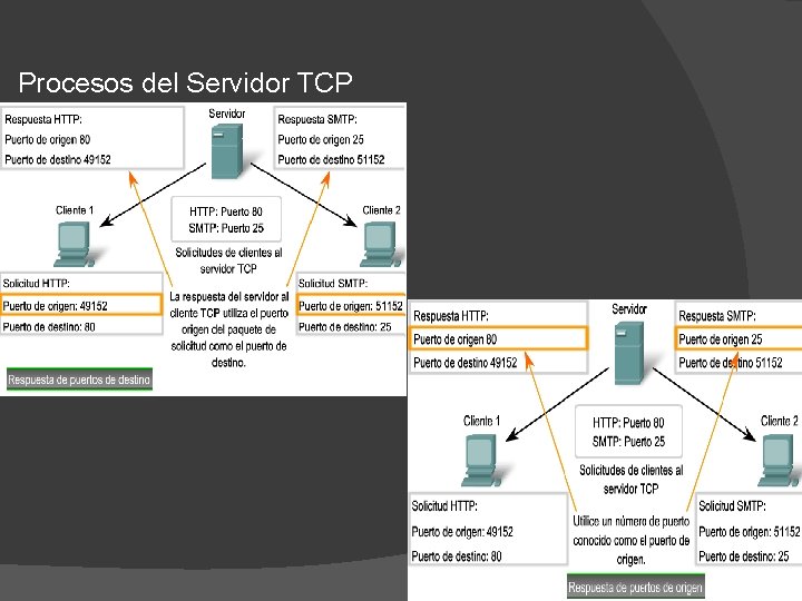 Procesos del Servidor TCP 