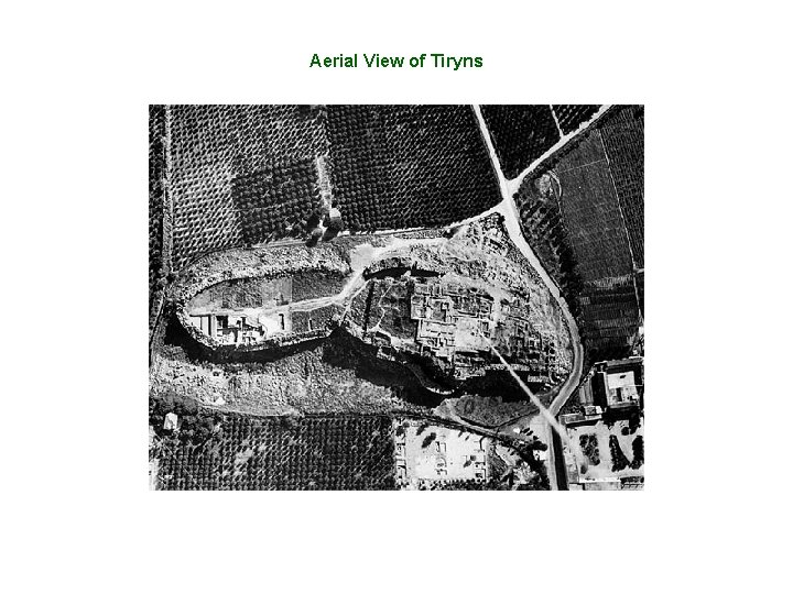 Aerial View of Tiryns 