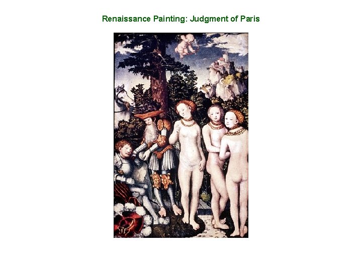 Renaissance Painting: Judgment of Paris 