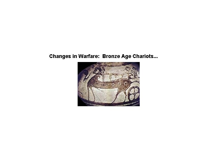 Changes in Warfare: Bronze Age Chariots. . . 