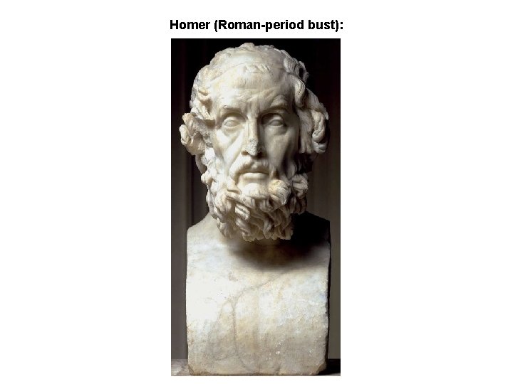 Homer (Roman-period bust): 