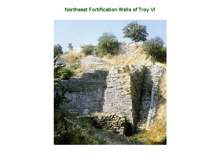 Northeast Fortification Walls of Troy VI 