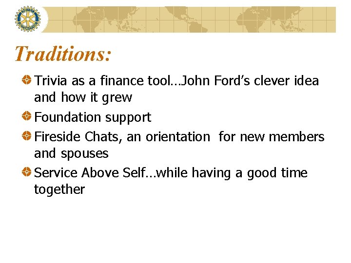 Traditions: Trivia as a finance tool…John Ford’s clever idea and how it grew Foundation