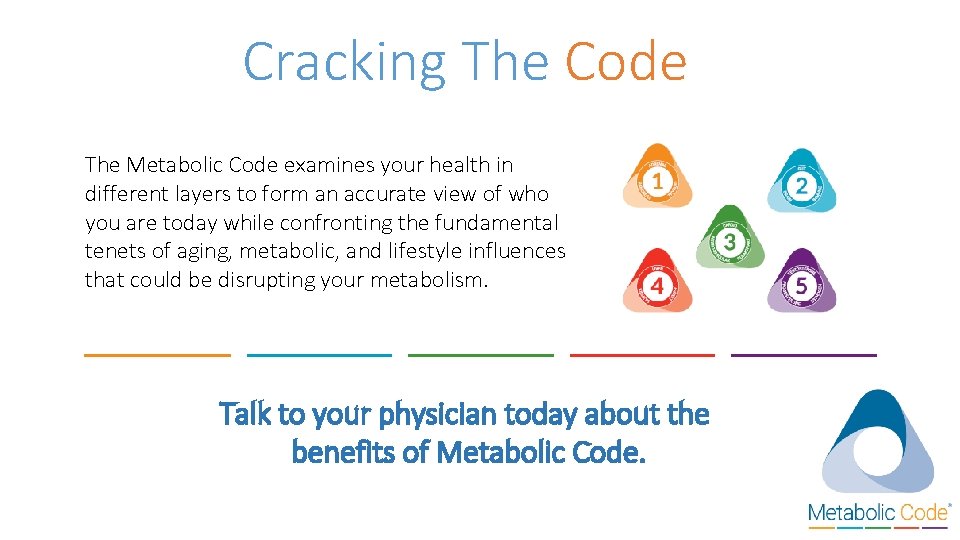 Cracking The Code The Metabolic Code examines your health in different layers to form