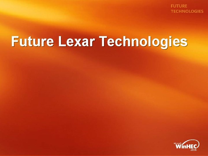 Future Lexar Technologies 