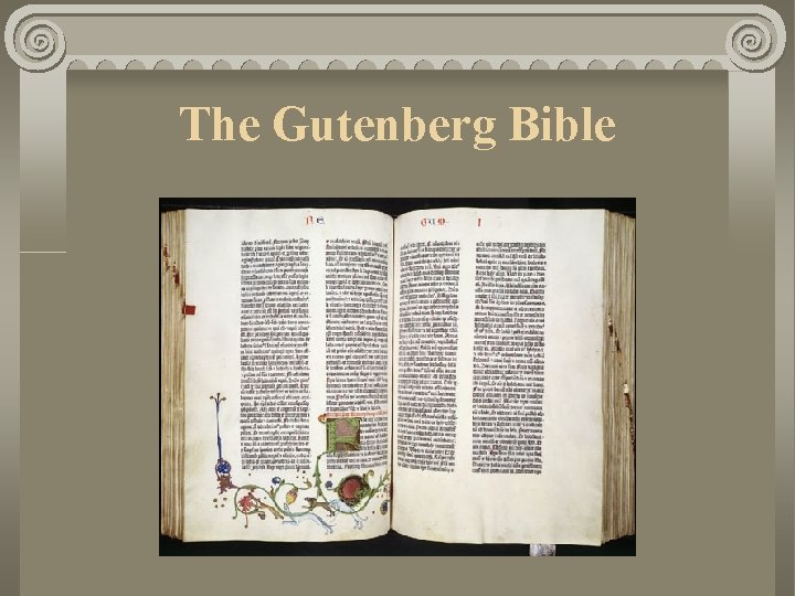 The Gutenberg Bible 