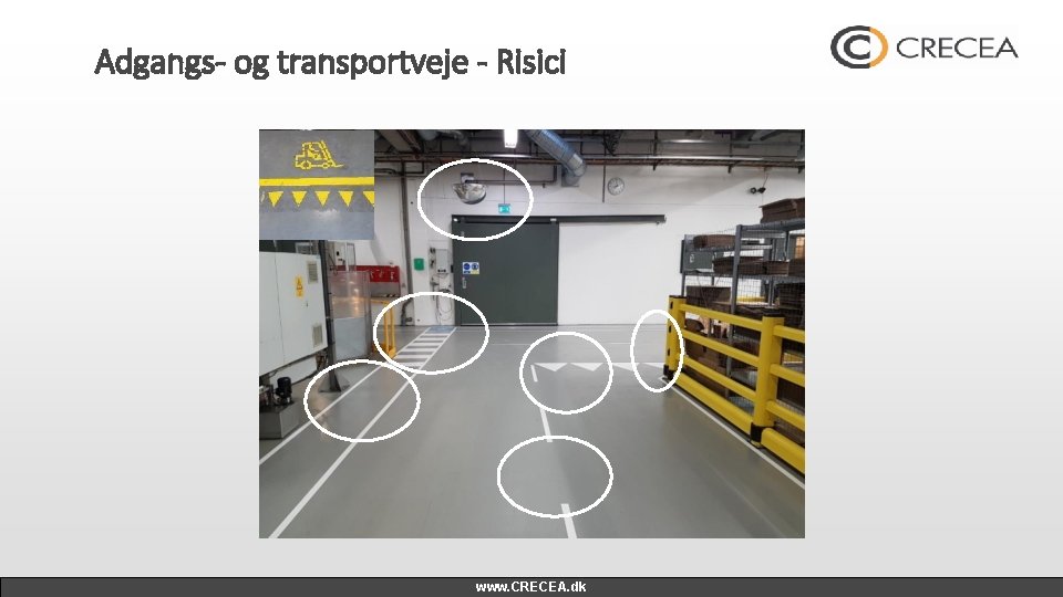 Adgangs- og transportveje - Risici www. CRECEA. dk 