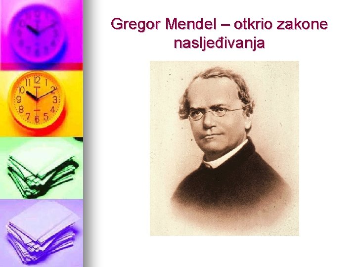 Gregor Mendel – otkrio zakone nasljeđivanja 