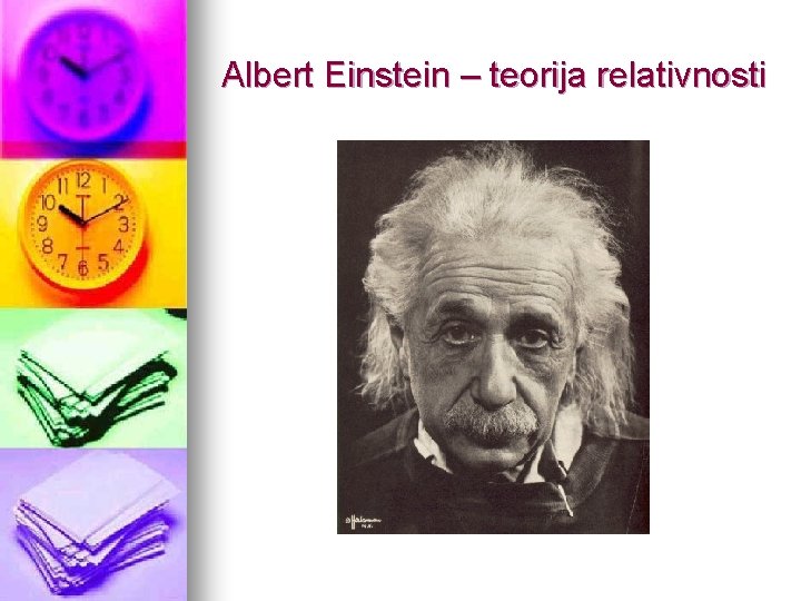 Albert Einstein – teorija relativnosti 