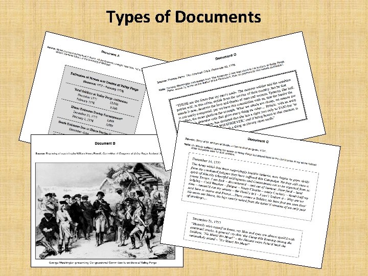 Types of Documents 