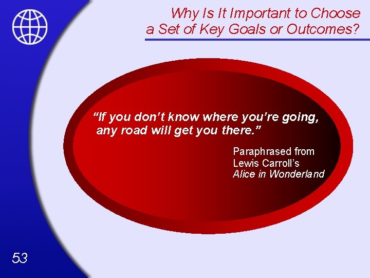 Why Is It Important to Choose a Set of Key Goals or Outcomes? “If