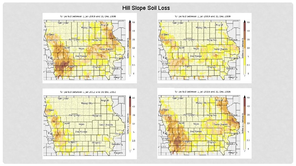 Hill Slope Soil Loss Hill slope soil loss 