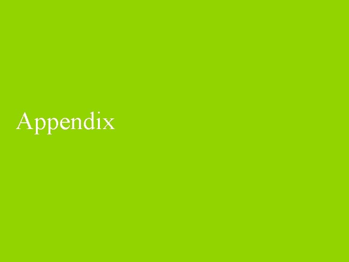 Appendix 