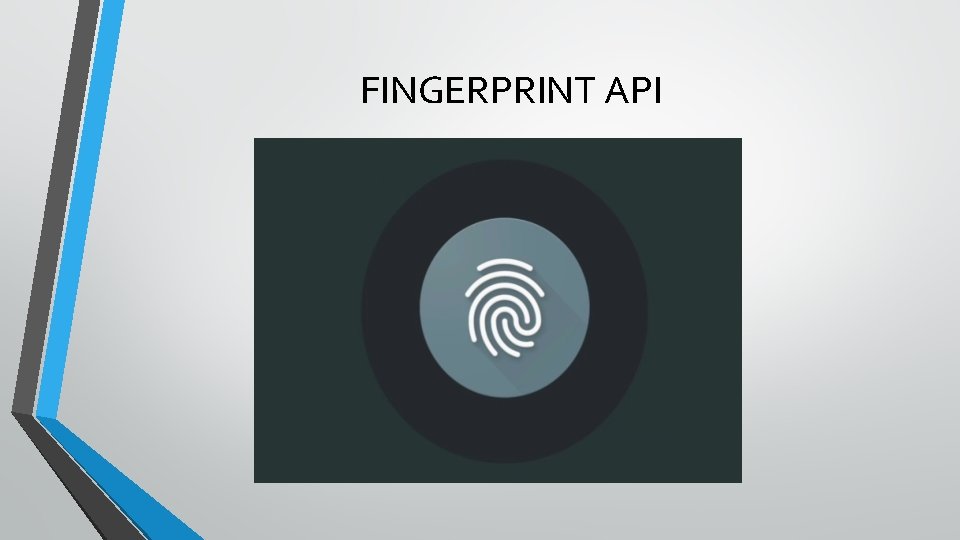 FINGERPRINT API 