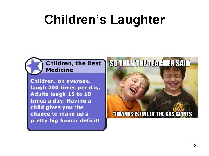 Children’s Laughter 13 