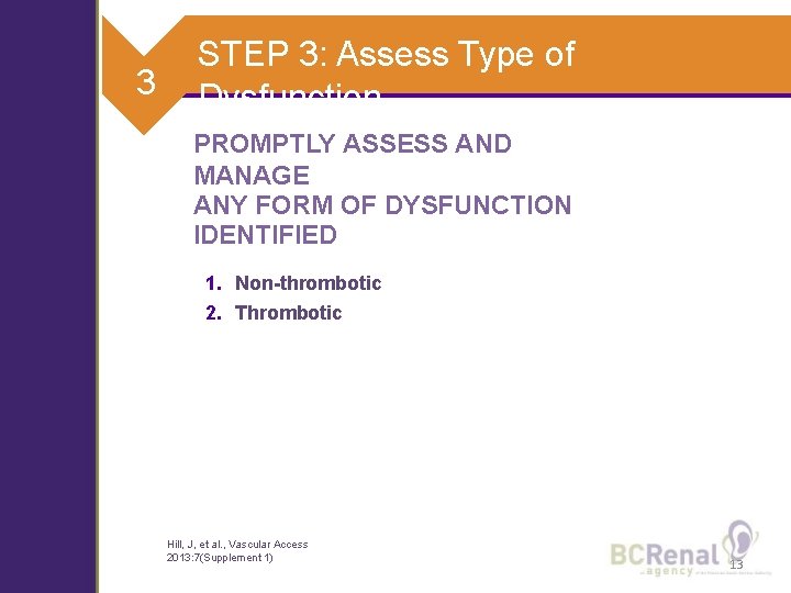 3 STEP 3: Assess Type of Dysfunction PROMPTLY ASSESS AND MANAGE ANY FORM OF