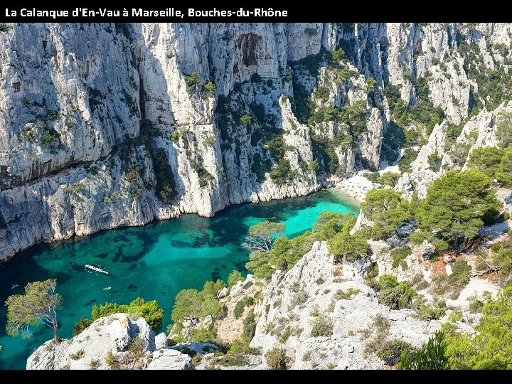 La Calanque d'En-Vau à Marseille, Bouches-du-Rhône 