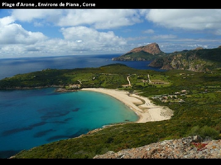 Plage d’Arone , Environs de Piana , Corse 