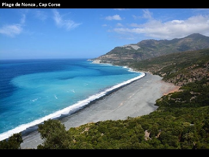Plage de Nonza , Cap Corse 