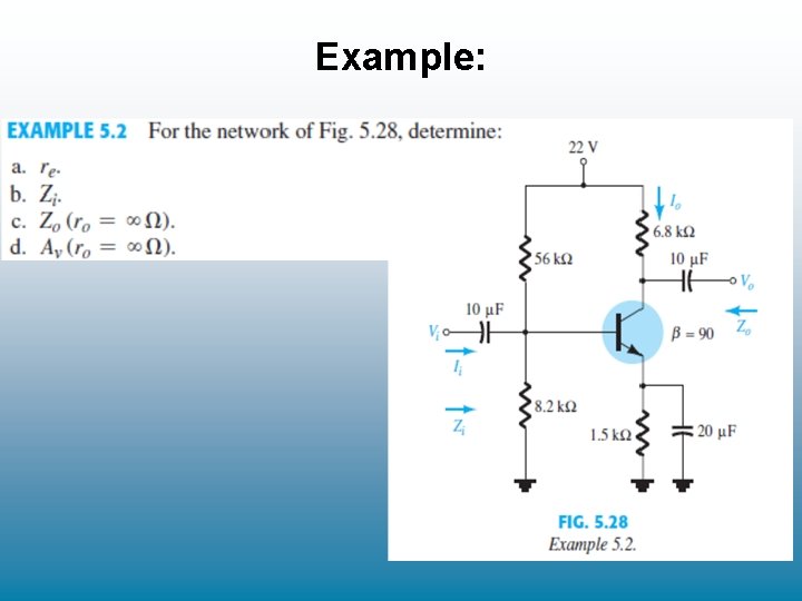 Example: Example: