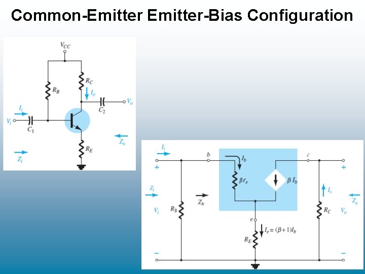 Common-Emitter-Bias Configuration Common-Emitter-Bias Configuration