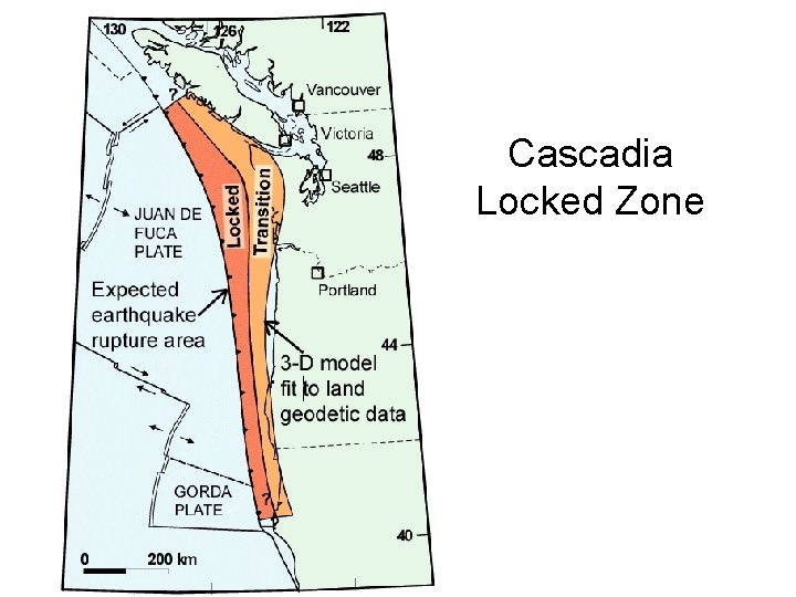 Cascadia Locked Zone 