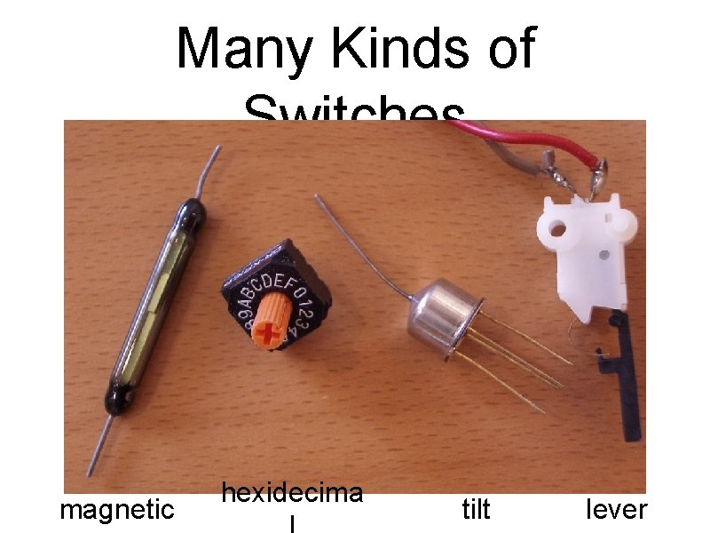 Many Kinds of Switches magnetic hexidecima tilt lever 