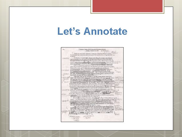 Let’s Annotate 