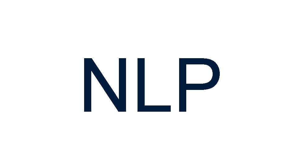NLP NLP