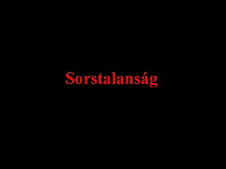 Sorstalanság 