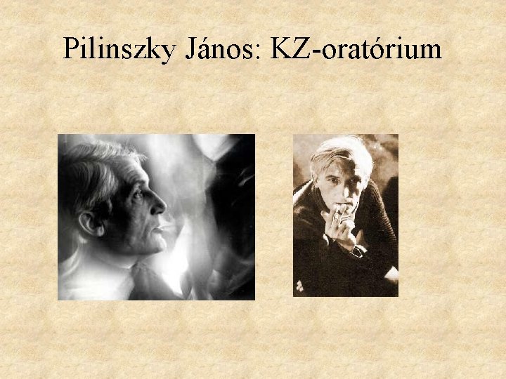 Pilinszky János: KZ-oratórium 