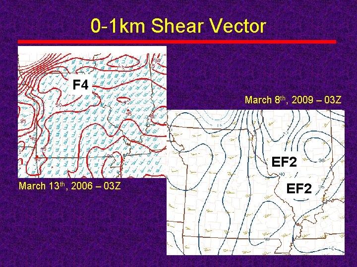 0 -1 km Shear Vector F 4 March 8 th, 2009 – 03 Z