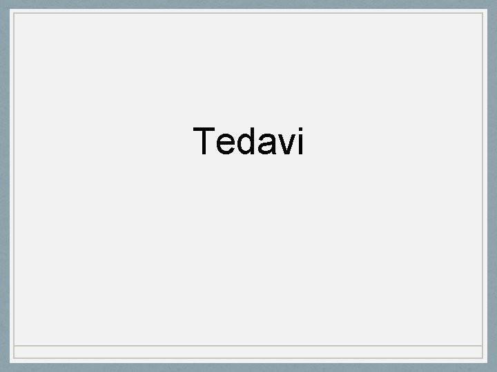 Tedavi 