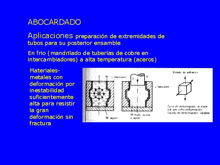 ABOCARDADO Aplicaciones preparación de extremidades de tubos para su posterior ensamble En frio (mandrilado