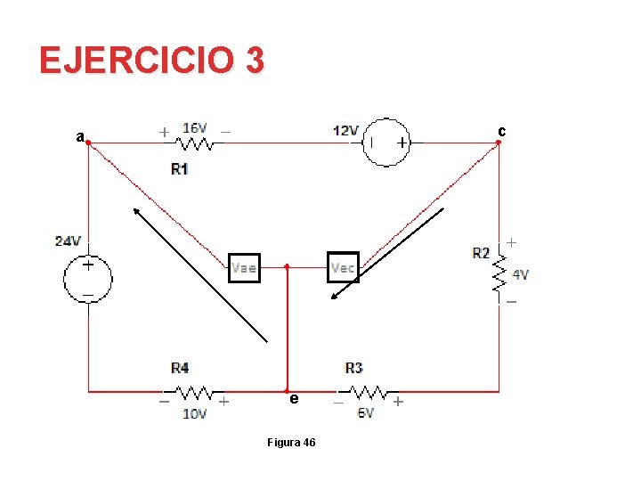 EJERCICIO 3 c a e Figura 46 