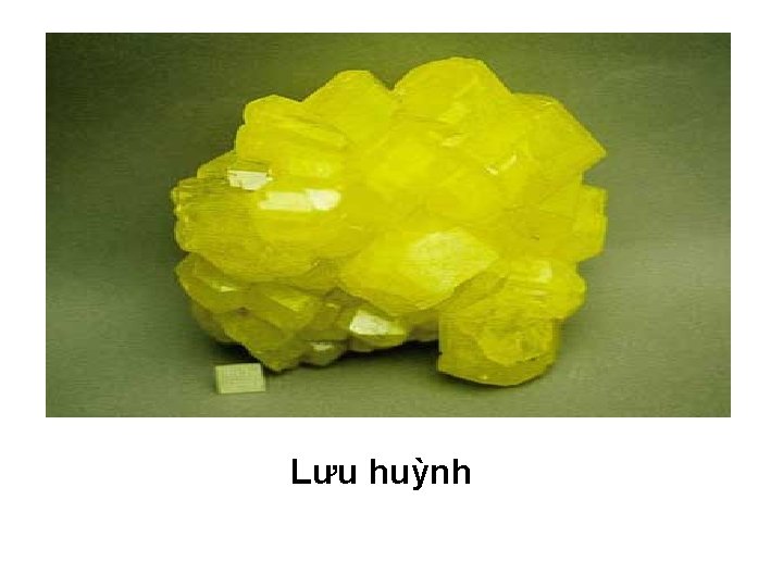 Lưu huỳnh 