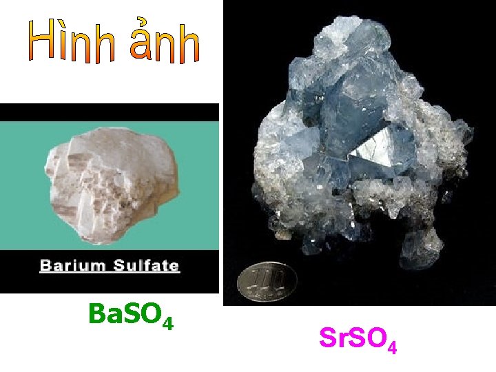 Ba. SO 4 Sr. SO 4 
