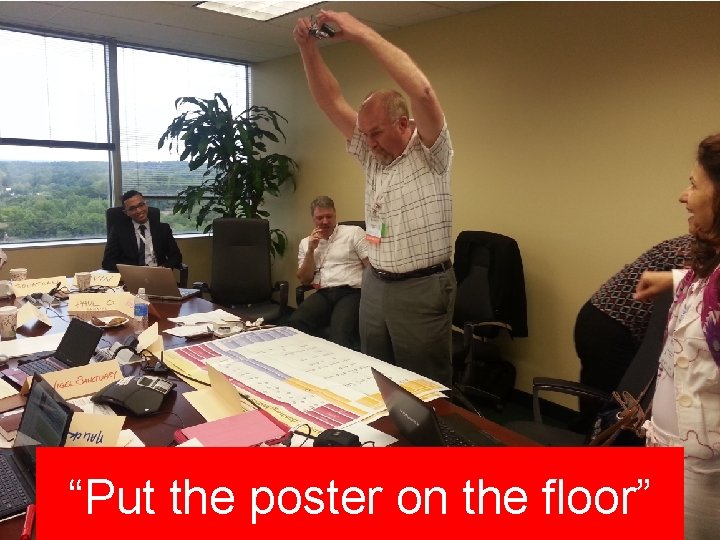 Quote “Put the poster on the floor” © 2014 TM Forum | 50 V