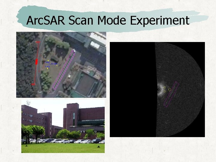 Arc. SAR Scan Mode Experiment 
