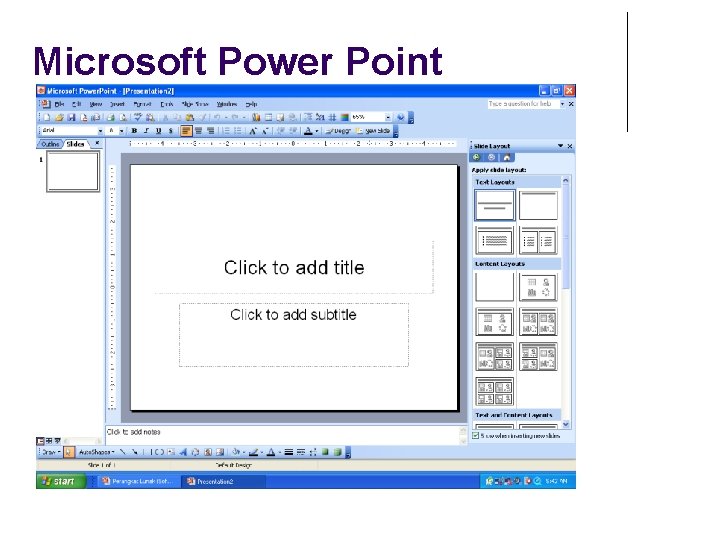 Microsoft Power Point 
