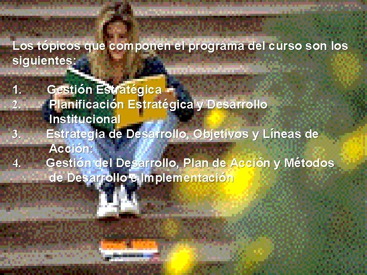 PLANIFICACIN DE ESTRATEGIAS DE DESARROLLO Oscar Barrios Ros