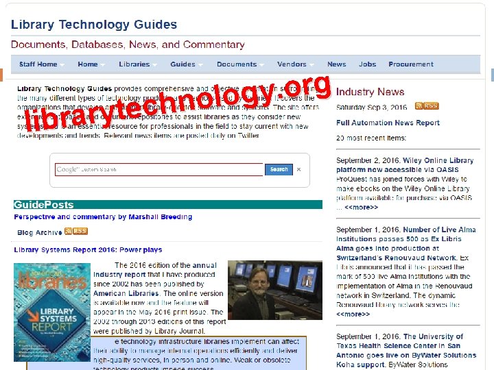 Library Technology Guides g r o. y g o l o n h c