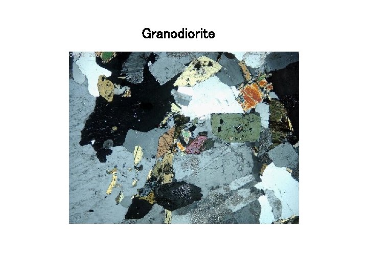 Granodiorite Granodiorite
