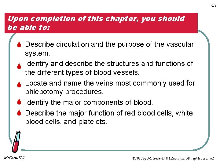5 -3 Upon completion of this chapter, you should be able to: l l