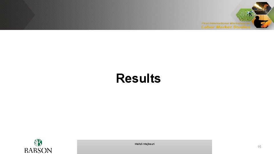 Results Mahdi Majbouri 15 