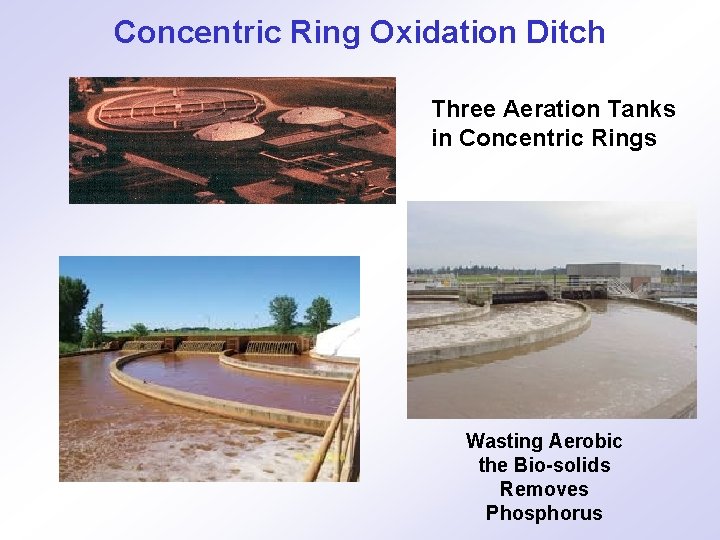 Concentric Ring Oxidation Ditch Three Aeration Tanks in Concentric Rings Wasting Aerobic the Bio-solids