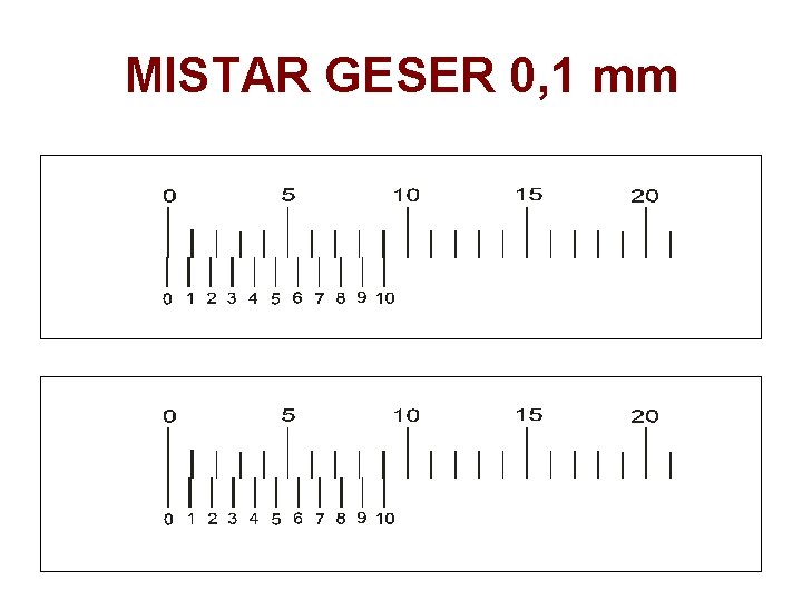 MISTAR GESER 0, 1 mm 