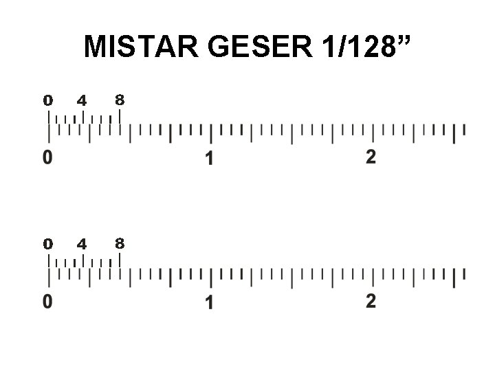 MISTAR GESER 1/128” 
